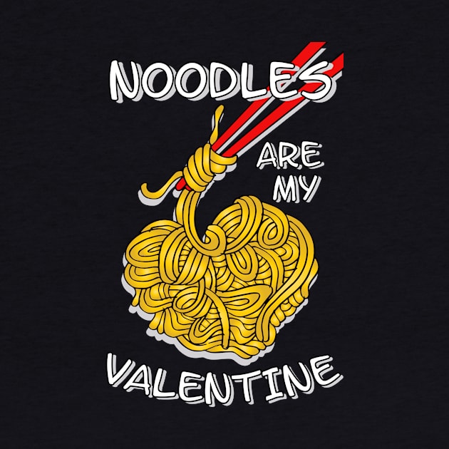 Noodles are my Valentine saying with cute noodles heart by star trek fanart and more